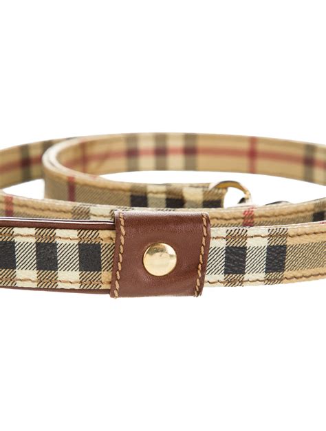 authentic Burberry dog collars